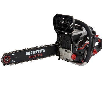 Пила цепная (на бензине) Vitals Master BKZ 4525j Black Edition Шина 38 см двигатель 45 см&sup3;/2,5 л.с. Объем бака 530 мл 197874 фото