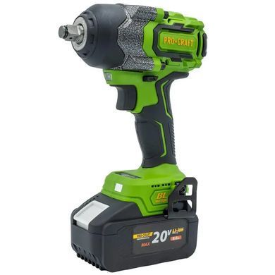 Акумуляторний гайковерт Procraft PWA36 850 Нм, 1/2", 20В, безщітковий, 5 режимів роботи (без АКБ і ЗП) 30036 фото