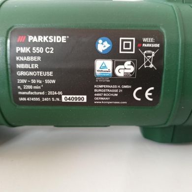 Електроножиці для різання металу PARKSIDE PMK 550 C2 (550 Вт) PMK 550 C2 фото