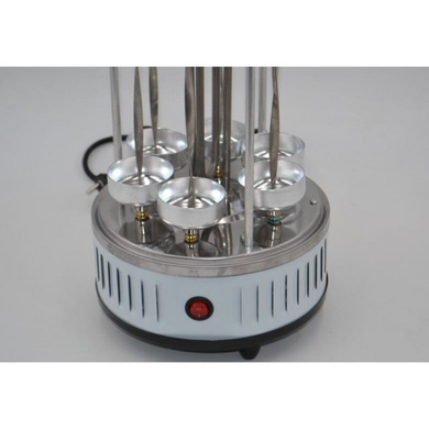 Электрошашлычница из нержавеющей стали на 6 шампуров Domotec BBQ (MS-7782) 2017133 фото