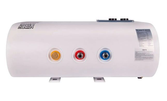 Бойлер электрический Thermo Alliance 80л. "Медный" ТЭН, Плоский дизайн, Горизонтальный монтаж, 2 анода, LED дисплей DT80H20G(PD) фото