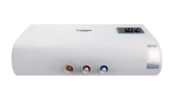 Бойлер электрический Thermo Alliance 80л. "Медный" ТЭН, Плоский дизайн, Горизонтальный монтаж, 2 анода, LED дисплей DT80H20G(PD) фото