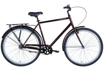 Велосипед ST 28" Dorozhnik COMFORT MALE Velosteel рама-22" зелений 2024 крила, крило пер., крило зад., підніжка, дзвоник OPS-D-28-373 фото