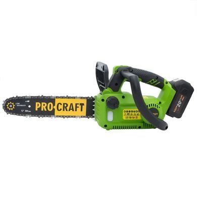 Аккумуляторная цепная пила Procraft PKA42Li &mdash; 12&Prime;, 20 В, бесщеточная, без АКБ и ЗУ 30421 фото