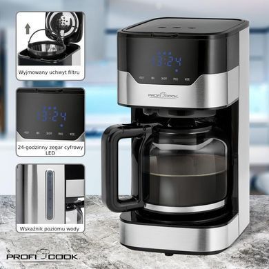 Купити Крапельна кавоварка Profi Cook PC-KA 1169 Profi Cook в інтернет-магазині &laquo;Дачник&raquo; &mdash; dachnik.in.ua