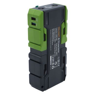 Пускозарядний пристрій PROCRAFT JS12 &mdash; PowerBank і Стартер для авто 12 В 200120 фото