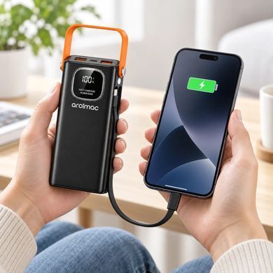 Купити Power Bank Aroimac ARO546 60000 mAh Black Grandio в інтернет-магазині &laquo;Дачник&raquo; &mdash; dachnik.in.ua