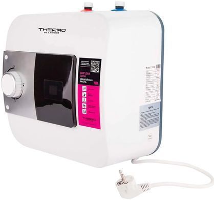 Водонагреватель электрический (Бойлер) Thermo Alliance 10 л под мойкой, мокрый ТЭН 1,5 кВт SF10S15N фото