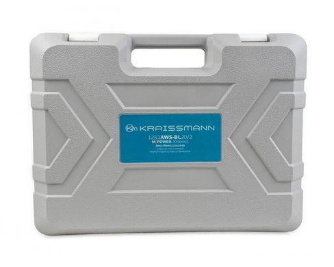 Акумуляторна кутова шліфмашина KRAISSMANN 1253 AWS-BL 20/2 MP (Без щітковий двигун , 20V, 2 АКБ 4000мАг) 1253 AKS-BL 20/2 MP фото