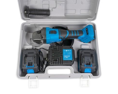 Акумуляторна кутова шліфмашина KRAISSMANN 1253 AWS-BL 20/2 MP (Без щітковий двигун , 20V, 2 АКБ 4000мАг) 1253 AKS-BL 20/2 MP фото