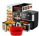 Аэрофритюрница (аэрогриль) Zepline PRO-X2 (9 л. чаша, 2 ТЭНа, 12 программ) ZP00341 фото 7