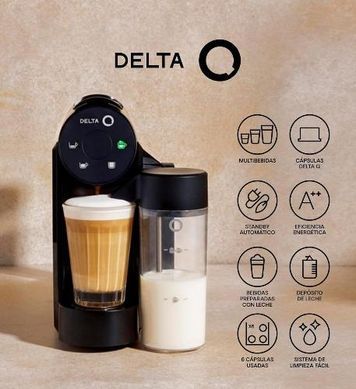 Купить Капсульная кофеварка с автоматическим капучинатором Delta Q Mini Milk Qool 20 бар  в интернет-магазине Дачник &mdash; dachnik.in.ua