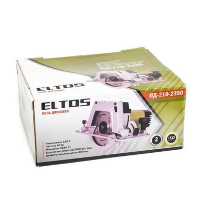 Дисковая пила Eltos ПД-210-2350 с возможностью стационарной установки (переворотная) ELPD2350 фото