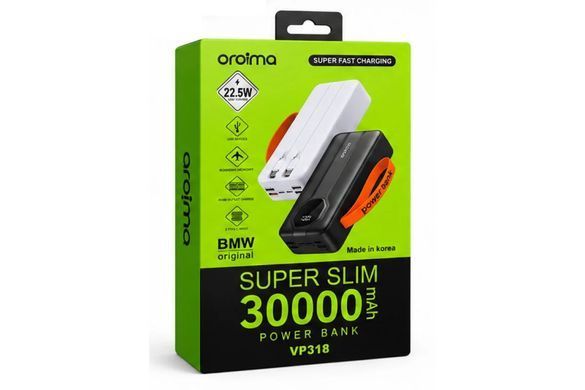 Купити Power Bank Aroimac VP318 30000 mAh White SEONTV в інтернет-магазині &laquo;Дачник&raquo; &mdash; dachnik.in.ua