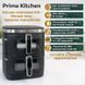 Аэрогриль мультипечь аэрофритюрница Prime Kitchen 15 л, 4400 Вт, с двумя независимыми камерами, цифровое управление AF960AP фото 2