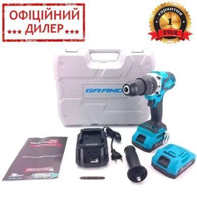 Ударный аккумуляторный шуруповерт Grand ДА-20/13 UBL (BRUSHLESS) 4000 мAh GRDA2013UBL фото