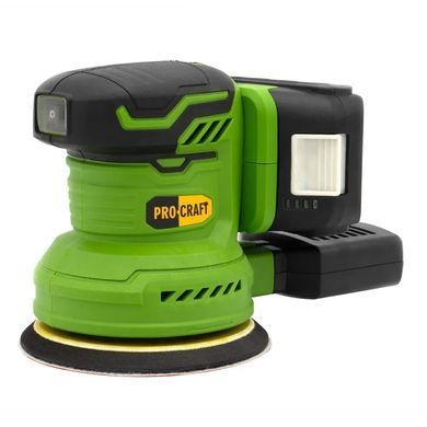Аккумуляторная эксцентриковая шлифмашина Procraft PX20BL125 мм, 6000&ndash;13000 об/мин, бесщёточная (без АКБ и ЗУ) 30252 фото