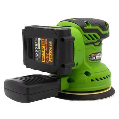 Аккумуляторная эксцентриковая шлифмашина Procraft PX20BL125 мм, 6000&ndash;13000 об/мин, бесщёточная (без АКБ и ЗУ) 30252 фото