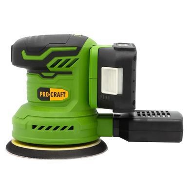 Аккумуляторная эксцентриковая шлифмашина Procraft PX20BL125 мм, 6000&ndash;13000 об/мин, бесщёточная (без АКБ и ЗУ) 30252 фото