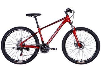 Велосипед AL 27.5" Formula MOTION DD FR рама-16" червоно-сріблястий 2025 OPS-FR-27.5-249 фото