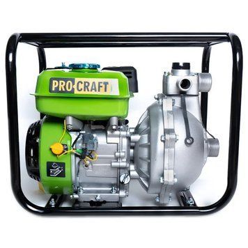 Бензинова мотопомпа Procraft WPH20 | 1.5" | 20 м3/год | 55 м | 4-тактний двигун | високий напір | фільтр і перехідники 800020 фото