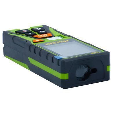 Лазерный дальномер Procraft PLDM120 | 120 м | зелёный лазер | точность &plusmn;2 мм | подсветка | память | IP20 | чехол 120 фото