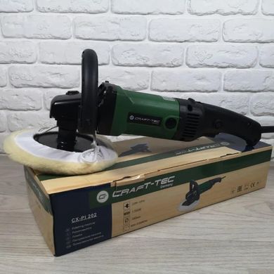 Полировальная машина Craft-tec CX-PI 202 1700W (констант.электроника, плавный пуск) 910336 фото