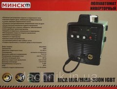 Сварочный инверторный полуавтомат Минск MGA MIG/MMA-380N IGBT (3 в 1, 380А, 2эл.табло)