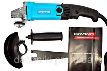 Машина углошлифовальная Grand МШУ-125-1300Е (регулировка оборотов) Grand МШУ-125-1300 Е фото