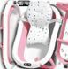 Детская ванночка складная с подушкой и встроеным термометром Kanzaa Pink