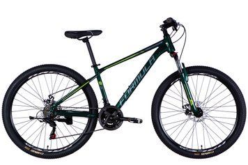 Велосипед AL 27.5" Formula MOTION DD FR рама-16" зелено-сірий 2025 OPS-FR-27.5-253 фото