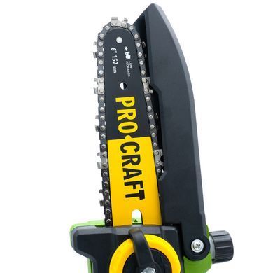 Купить Аккумуляторная цепная пила PROCRAFT PKA-32Li 6"/8" (152 мм/203 мм), 2 шины + 2 цепи 20V/4Ah (кейс + кобура) Procraft в интернет-магазине Дачник &mdash; dachnik.in.ua