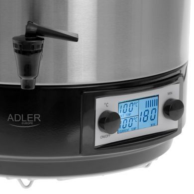 Прилад для домашнього консервування та пастеризації, термопот Adler AD 4496, обʼєм 28 л, AD 4496 фото