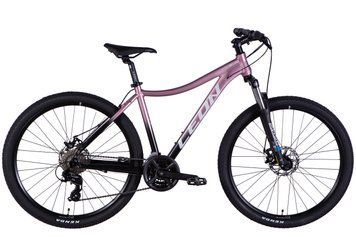Велосипед AL 27,5" Leon XC LADY 105 DD CS рама-18" рожевий з чорним 2025 OPS-LN-27,5-003 фото
