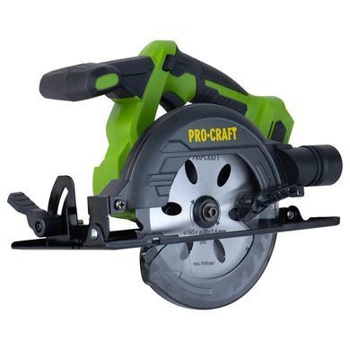 Аккумуляторная дисковая пила Procraft PCA32 20В, бесщёточная, 165 мм, 0&ndash;45&deg;, без АКБ и ЗУ 30325 фото