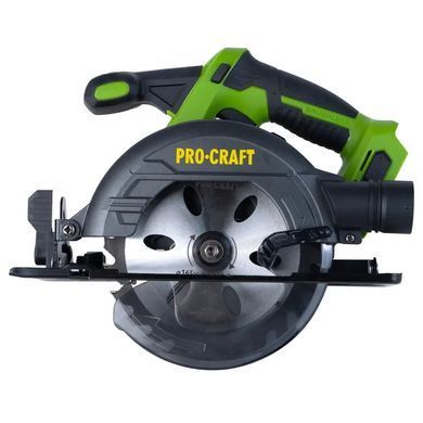 Аккумуляторная дисковая пила Procraft PCA32 20В, бесщёточная, 165 мм, 0&ndash;45&deg;, без АКБ и ЗУ 30325 фото