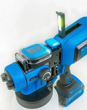 Фарборозпилювач KRAISSMANN 503 ASP 20 MP (1,8/2,5/3,0 мм латунні сопла, професійне LED-підсвічування, без ак. та зарядного пристрою) 1507005 фото