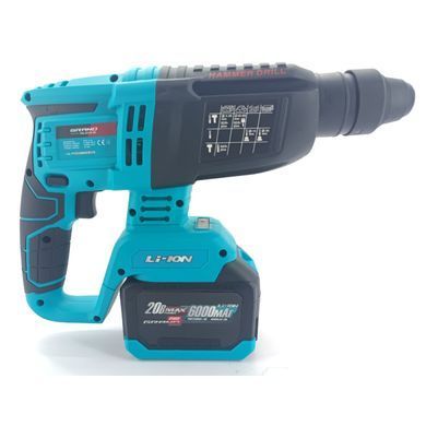 Перфоратор аккумуляторный GRAND BRUSHLESS ПА-20/26 BL/HS-1 (бочковой) GRPA20/26BL/HS-1 фото