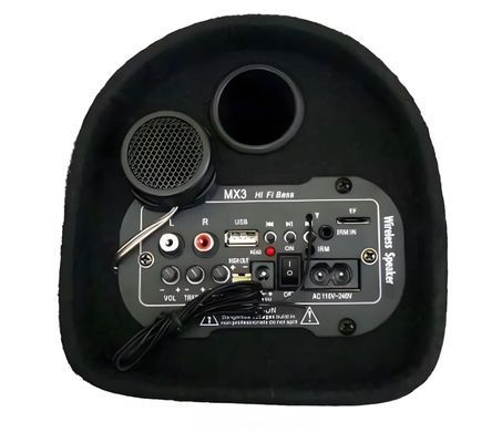 Автомобільний сабвуфер Car Speaker Subwoofer ZPX ZX-6SUB (600Вт, Активний) ZX-6SUB фото