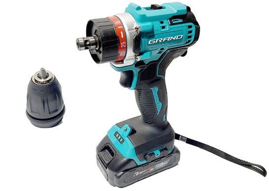 Аккумуляторный шуруповерт Grand ДА-21 DFR/PRO (BRUSHLESS) Быстросъемный патрон GRDA21BLD фото