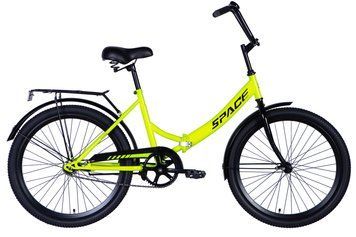 Велосипед ST 24" SPACE COMET BH рама-16" салатний 2024 крила, крило пер., крило зад., підніжка, дзвоник OPS-SP-24-017 фото