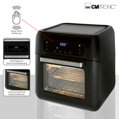 Мультипечь аэрофритюрница CLATRONIC FR 3747 H Hot Air Fryer (11л, 9 программ) 3747 фото