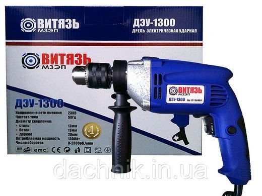 Дрель ударная Витязь ДЭУ-1300 957988880 фото