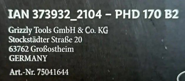 Мойка высокого давления, автомойка Parkside PHD 170 B2 (2400 Вт, 170 Бар, 500 л/ч) PHD 170 B2 фото
