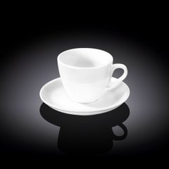 Чашка кофейная и блюдце Wilmax 110 мл WL-993174