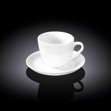 Чашка кофейная и блюдце Wilmax 110 мл WL-993174