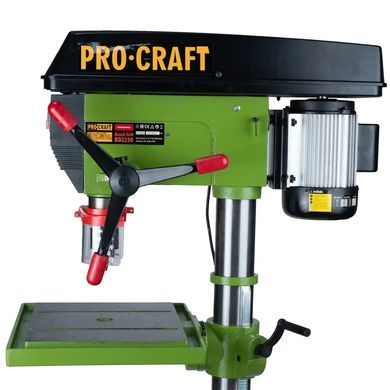 Свердлильний верстат Procraft BD2250 (1500 Вт, 12 швидкостей, патрон 5-32 мм, конус Морзе, лещата в комплекті) 22501 фото